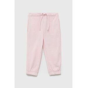 Dětské kalhoty Kids Only růžová barva, hladké