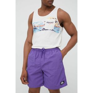 Plavkové šortky HUF fialová barva
