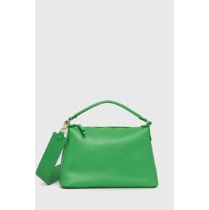 Kožená kabelka Liu Jo zelená barva
