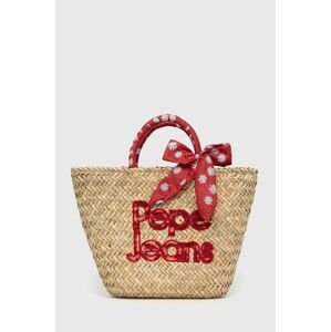 Dětská kabelka Pepe Jeans červená barva