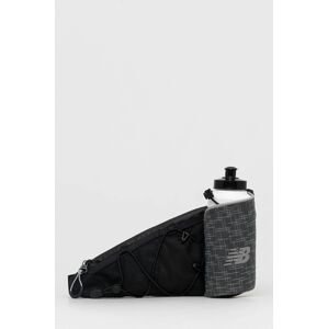Běžecký pás s lahví na vodu New Balance černá barva