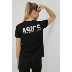 Běžecké tričko Asics Katakana černá barva