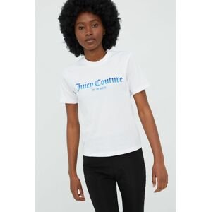 Tričko Juicy Couture bílá barva