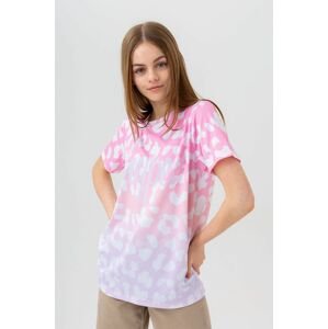 Dětské tričko Hype růžová barva