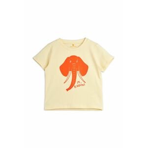 Dětské tričko Mini Rodini oranžová barva, s potiskem