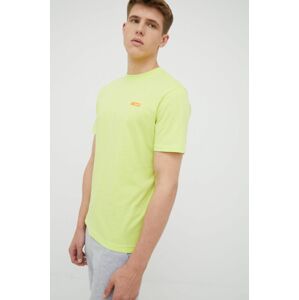 Bavlněné tričko RefrigiWear zelená barva