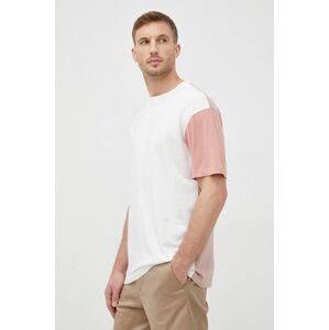 Tričko Selected Homme růžová barva