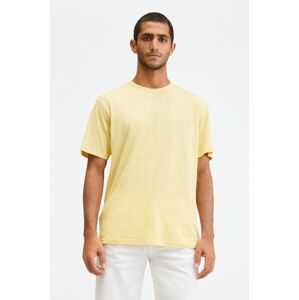 Bavlněné tričko Mango Man Swim žlutá barva