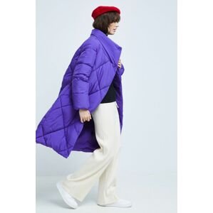 Kabát Medicine dámský, fialová barva, zimní