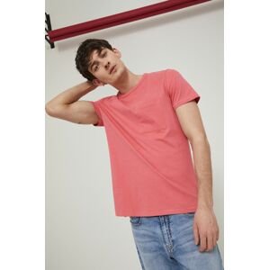 Bavlněné tričko Medicine růžová barva, hladké